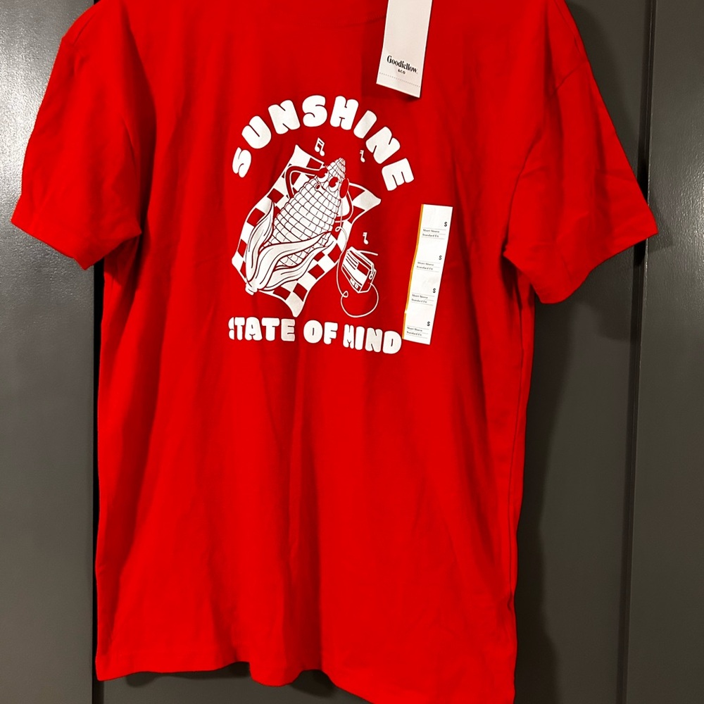 Goodfellow & Co Red Graphic Tee